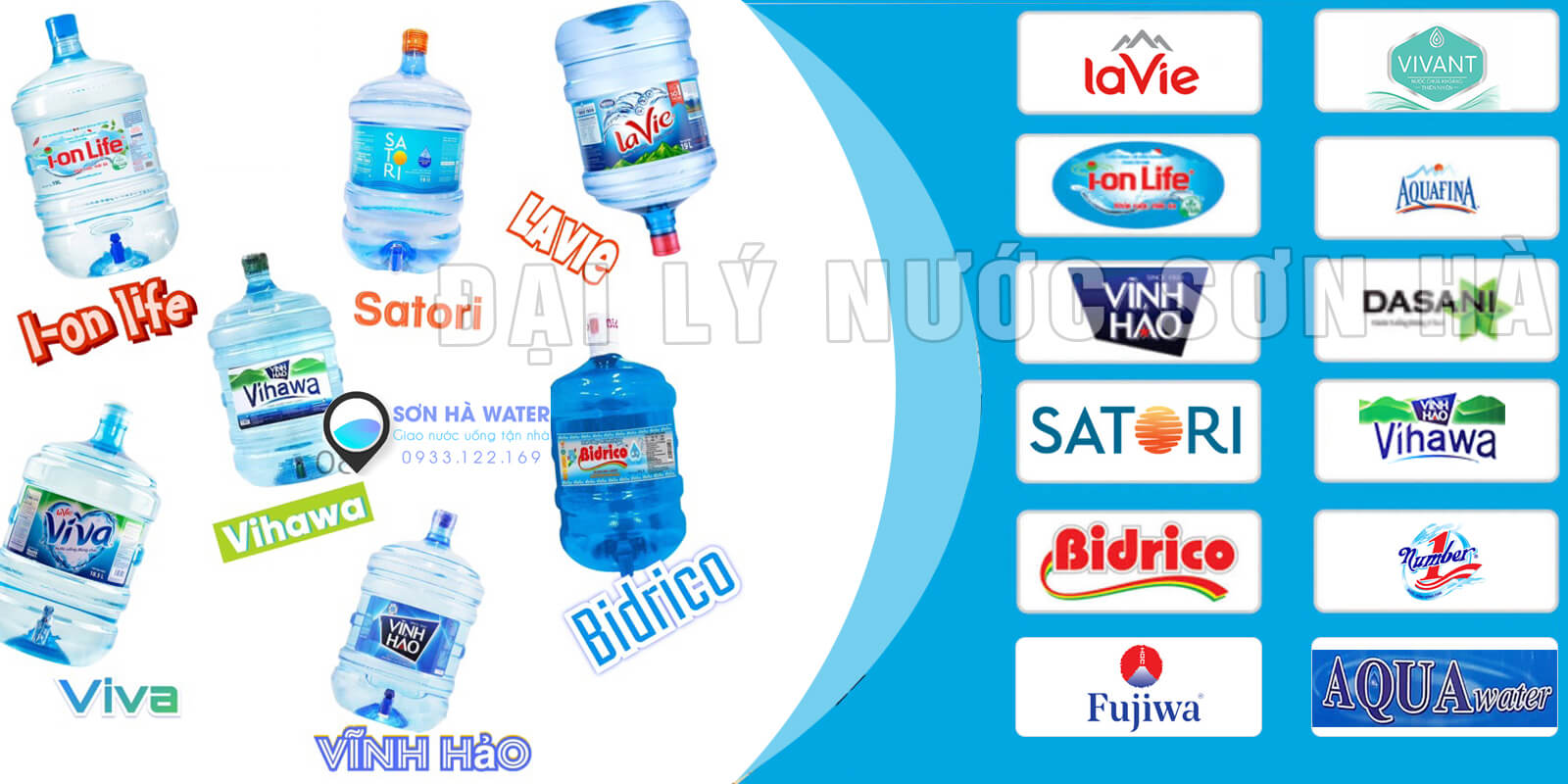 Đại lý đổi nước, giao nước bình 20L ở Gò Vấp gần đây - Sơn Hà Water