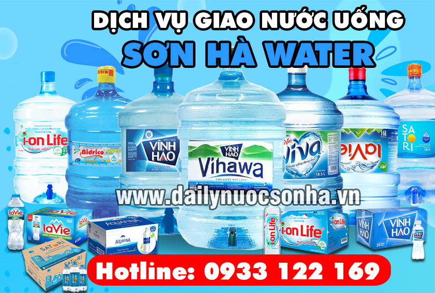 Đại lý đổi nước, giao nước uống phường Bình Lợi Trung Bình Thạnh gần đây - Sơn Hà Water